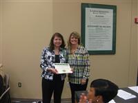 Rhonda Small, fifth grade teacher at Johnston-McQueen Elementary School, received $783.98 for her grant titled "Electric Energy Innovation Station" for science education in first through fifth grades.